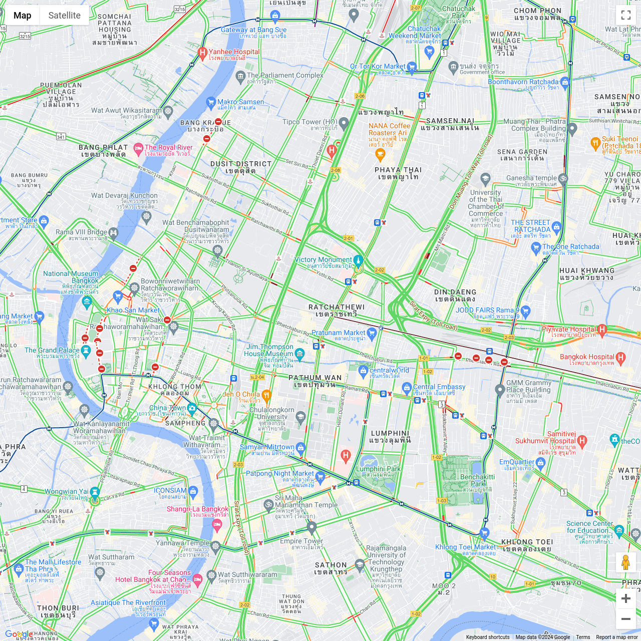Bangkok Traffic Congestion