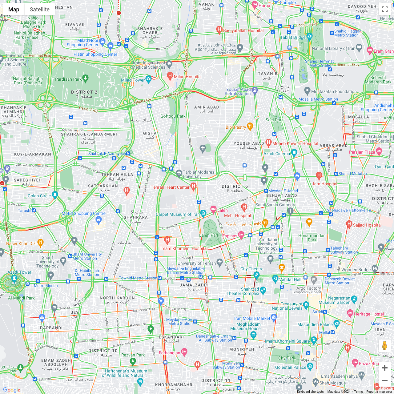 Tehran Traffic Congestion