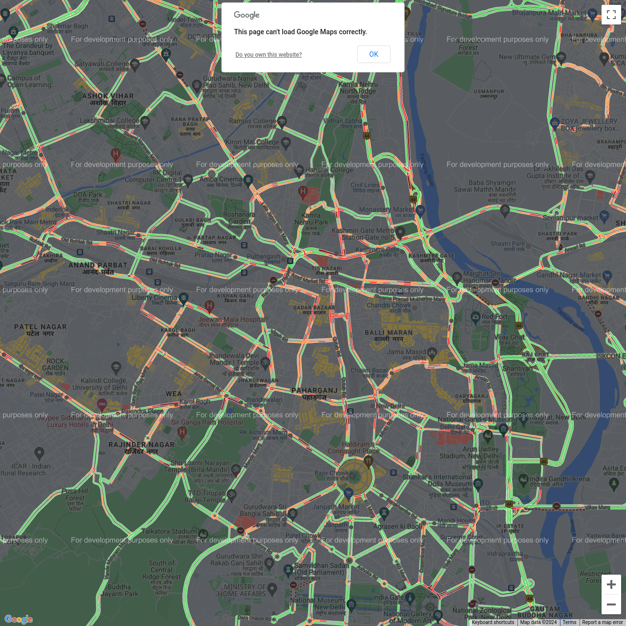 New Delhi Traffic Congestion