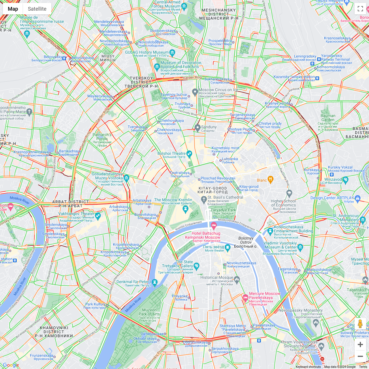 Moscow Traffic Congestion