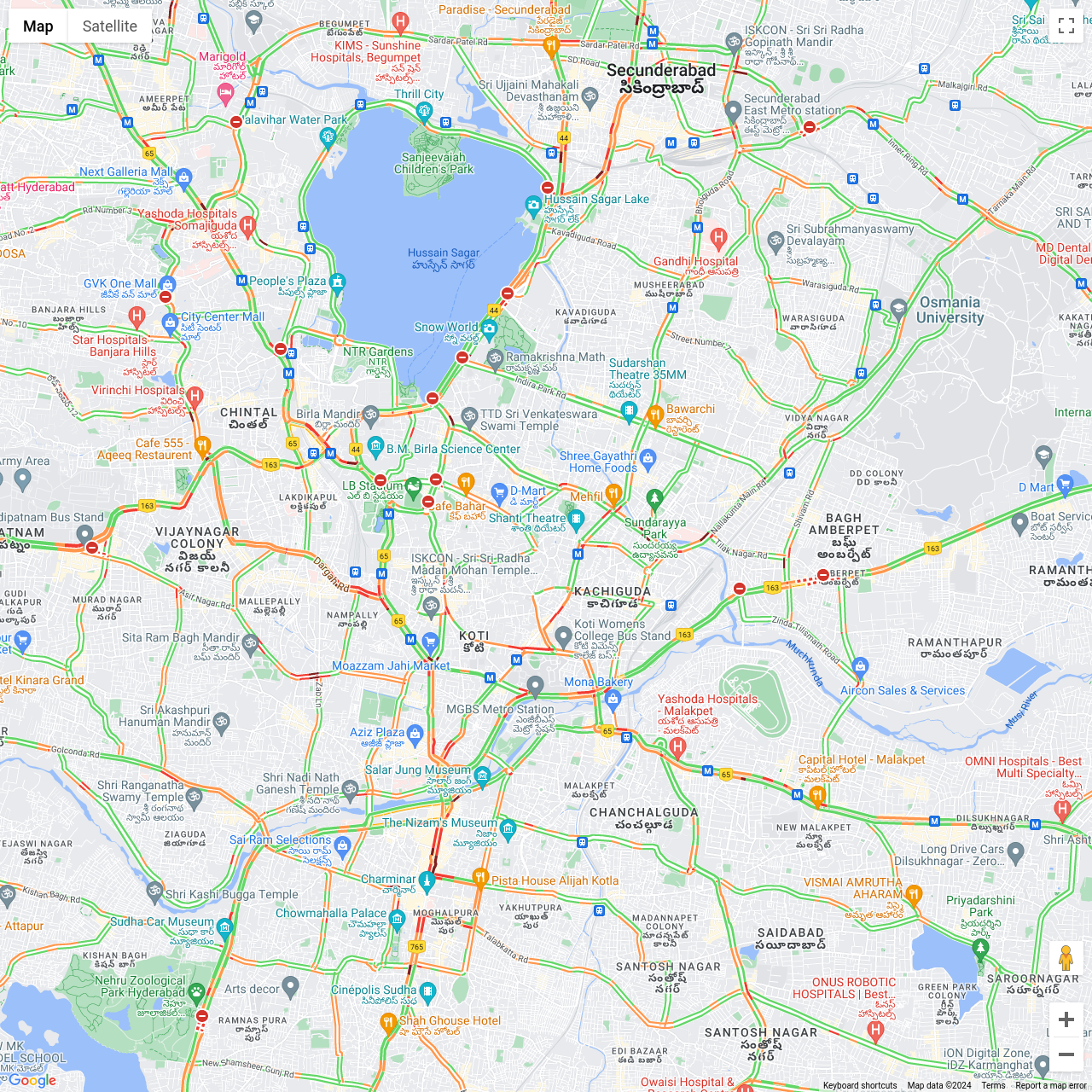 Hyderabad Traffic Congestion